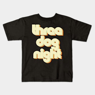 vintage color three dog night Kids T-Shirt